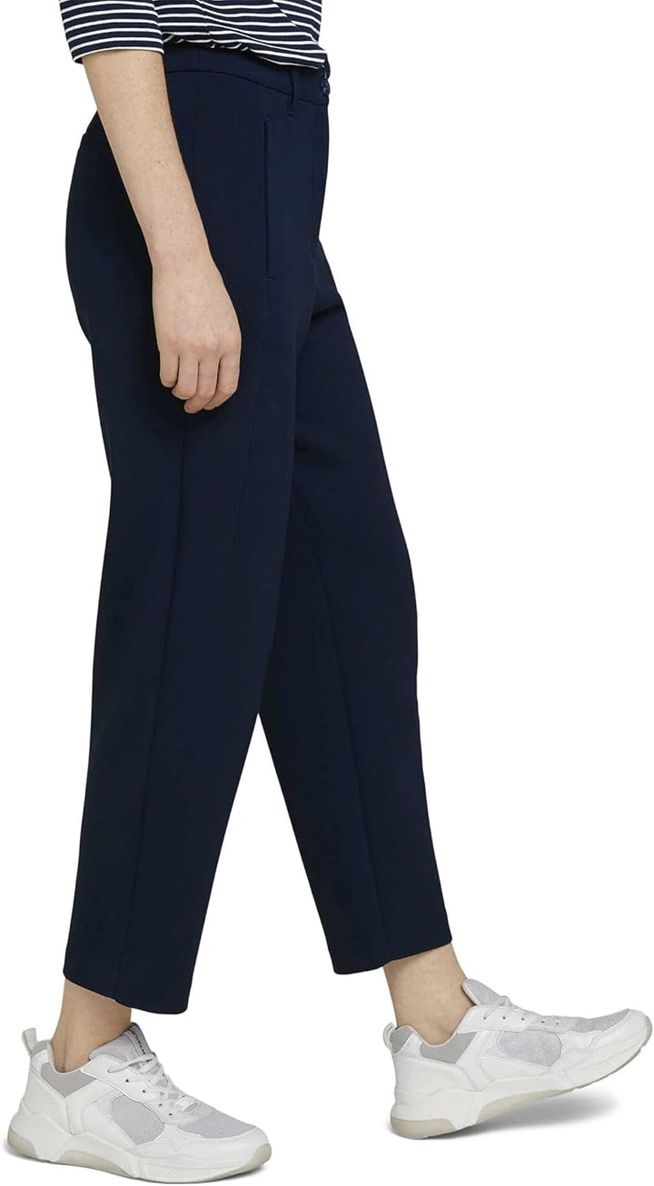TOM TAILOR Damen Hosen & Chino Barrel Leg Hose Sky Captain Blue,42,10668,6000