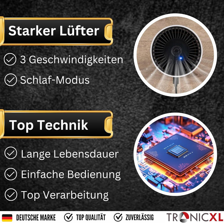 Mini Luftreiniger Hepa Filter für Growbox Luftfilter Grow Grower Zelt Zelte Boxen Schrank Lüfter mit