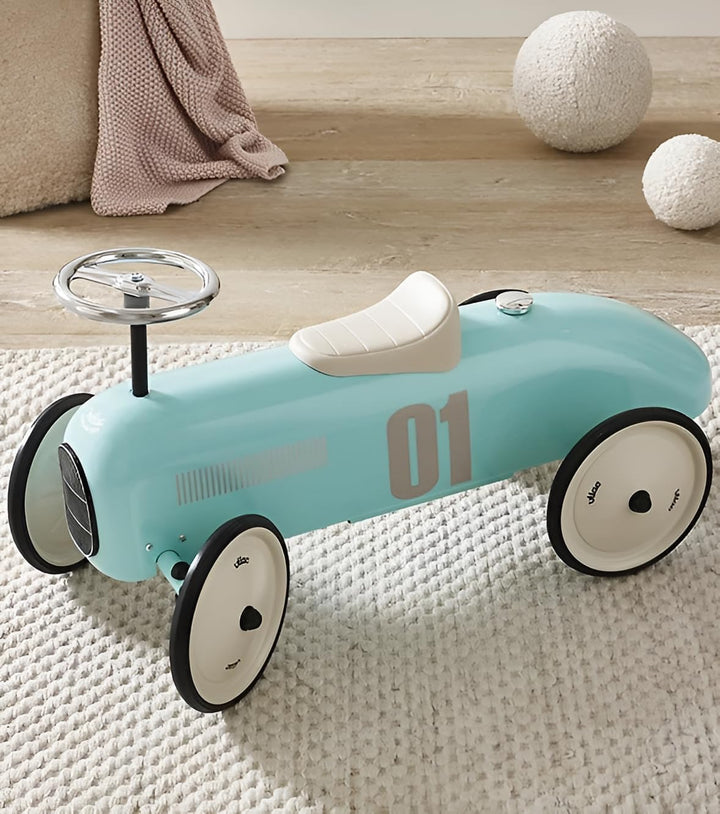 Vilac VIL1124 Autoträger Vintage in zartem Blau – ab 18 Monaten – 1124, himmelblau, Large, Himmelbla