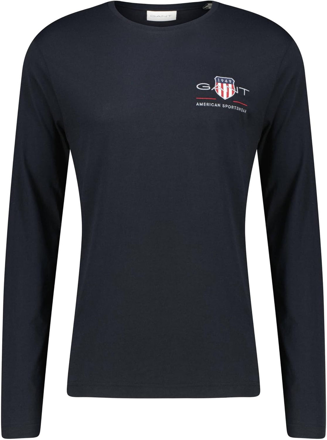 GANT Herren Reg Medium Archive Shield Ls T T-Shirt 4XL Schwarz, 4XL Schwarz