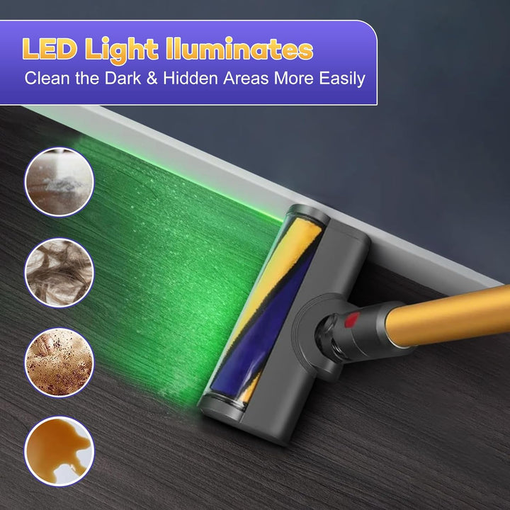 Weicher Rollbürstenkopf für Dyson V12 Detect Slim / V10 Slim Zubehör, schnurlose Reiniger, Hartholzb