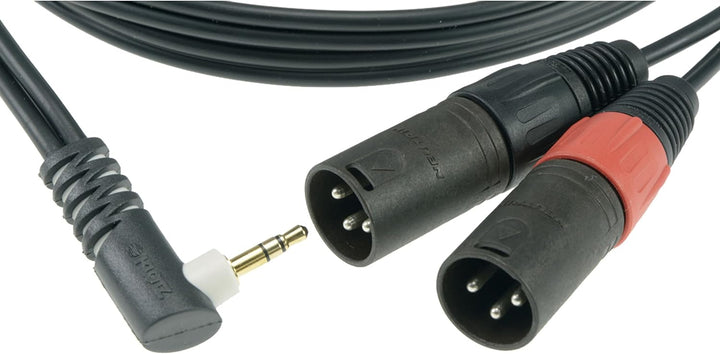 Klotz Einsteckkabel, 2 x XLR-M/3,5 Sym 2 m, Ay9A0200