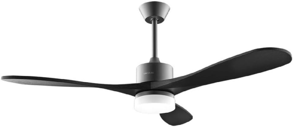 Cecotec Deckenventilator EnergySIlence Aero 5200 Black Design. 40 W, 52“ mit DC Motor, LED Beleuchtu