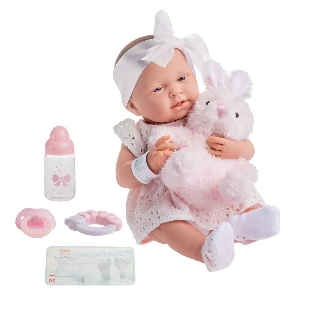 jc toys - Babypuppe, weiss (18059), Weiss