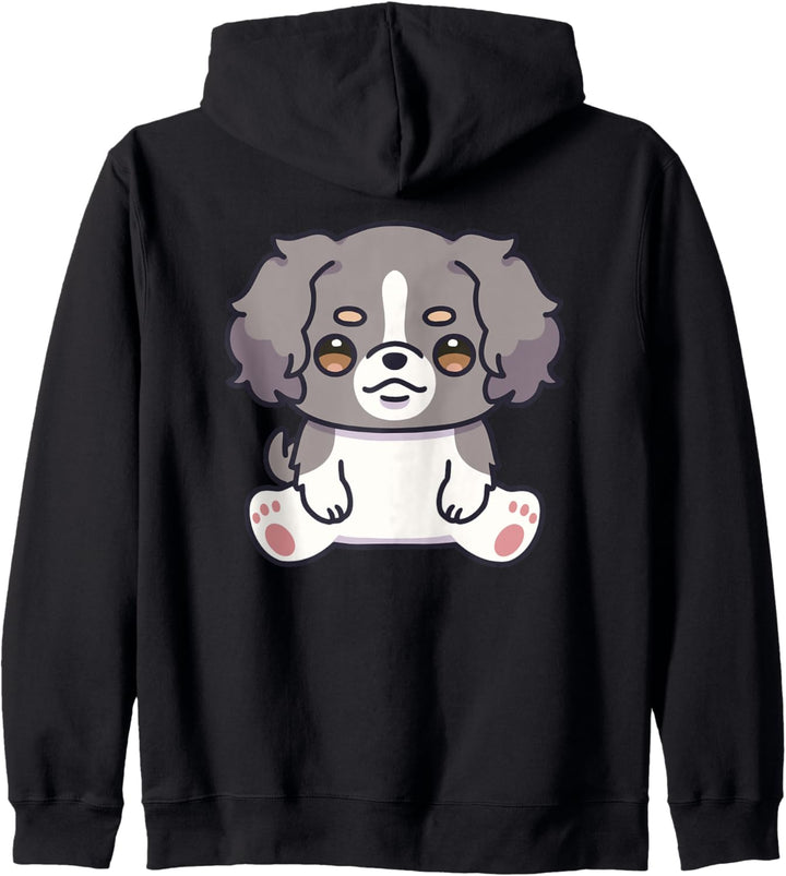 Cavalier King Charles Spaniel Kawaii Anime Welpe Hund Dog Kapuzenjacke