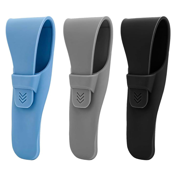Namvo 3er-Pack Rasierer-Reise-Aufbewahrungsbeutel aus Silikon – tragbar und wasserdicht, 25 cm lang,