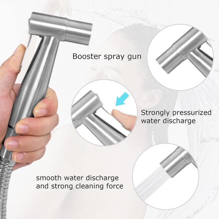 LOSCHEN Bidet Toilettensprüher, Hand Bidet Sprayer, Bidet Handbrause, Edelstahl Duschkopf Bidet Arma