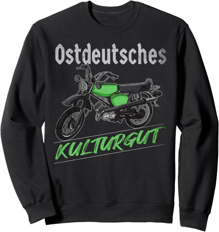"Ostdeutsches Kulturgut" Enduro Moped s51 Design Simme Sweatshirt
