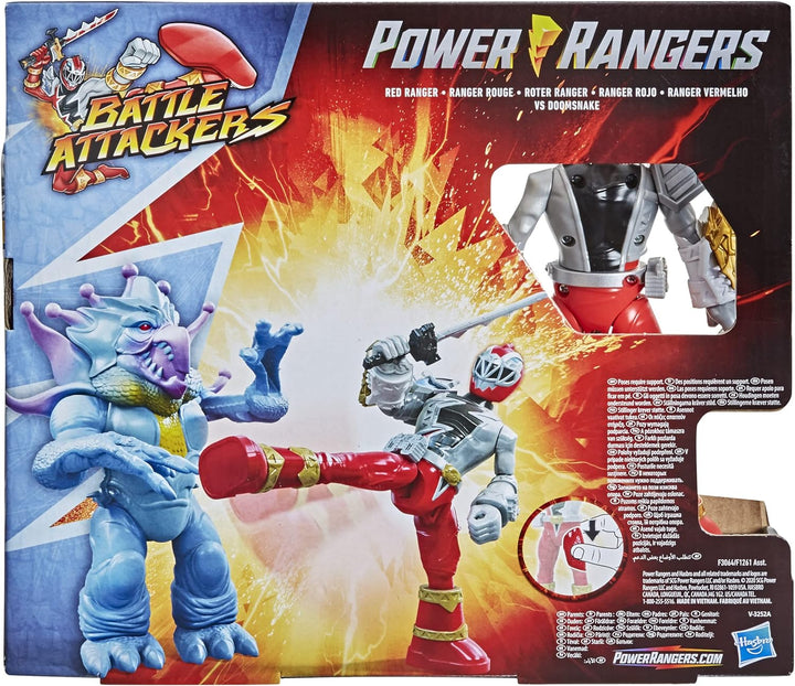 Power Rangers F3064 Battle Attacker Monster, 2er-Pack, bunt