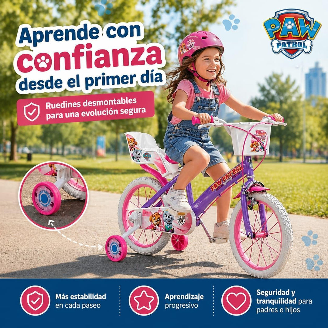 Toimsa 1680 Fahrrad 16 Zoll Paw Patrol Mädchen