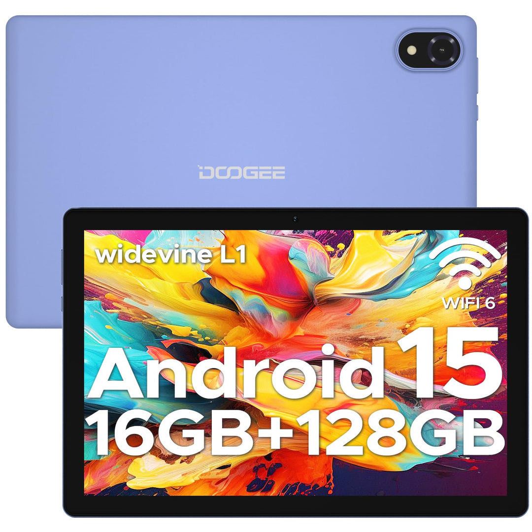 DOOGEE U10 Android 15 Tablet 10 Zoll 16GB RAM+128GB ROM (2TB TF) 5060mAh Kinder Tablet Android WiFi