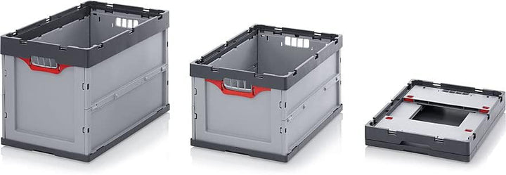 Auer Packaging Profi-Faltbox 60 x 40 x 22 inkl. gratis Zollstock Eurobehälter klappbar faltbar stape