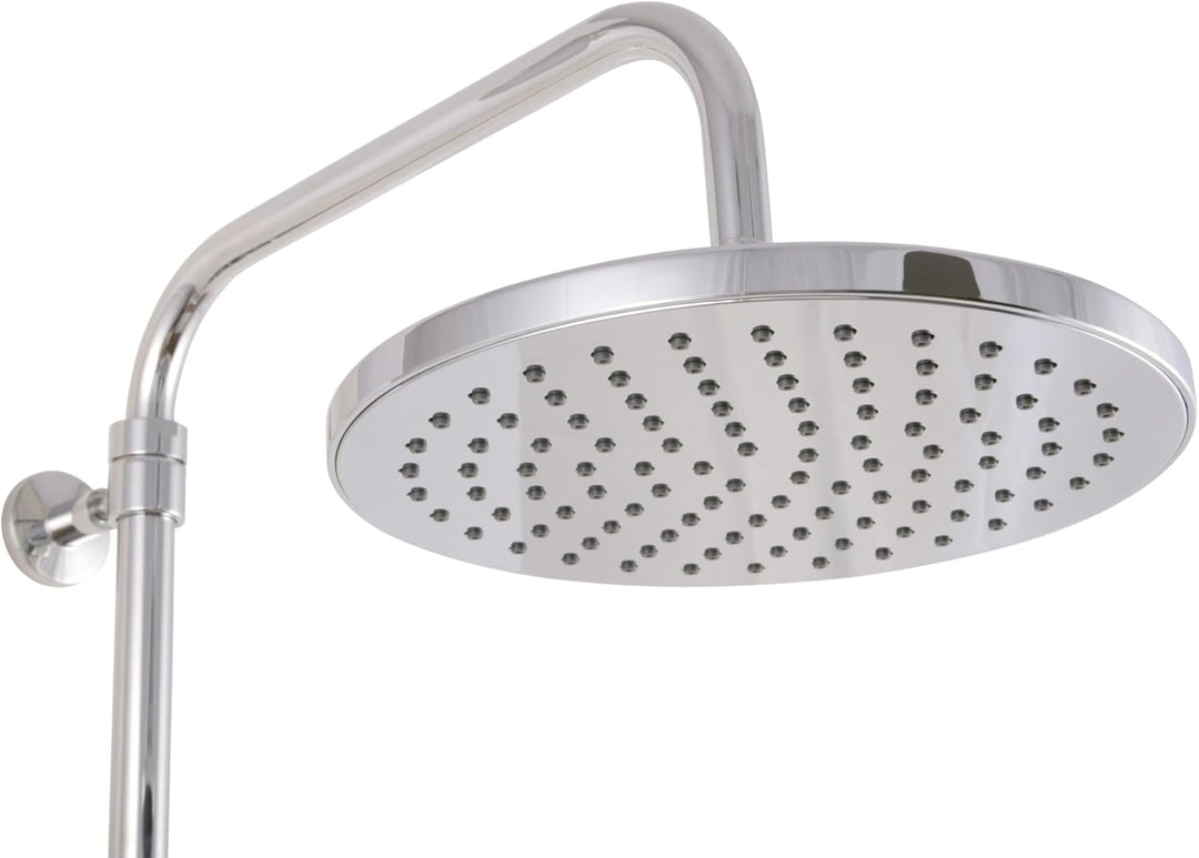 'aquaSu® Duschsystem Tima mit Regendusche & Handbrause | Handbrause: 4-strahlig | Kopfbrause: 1-stra