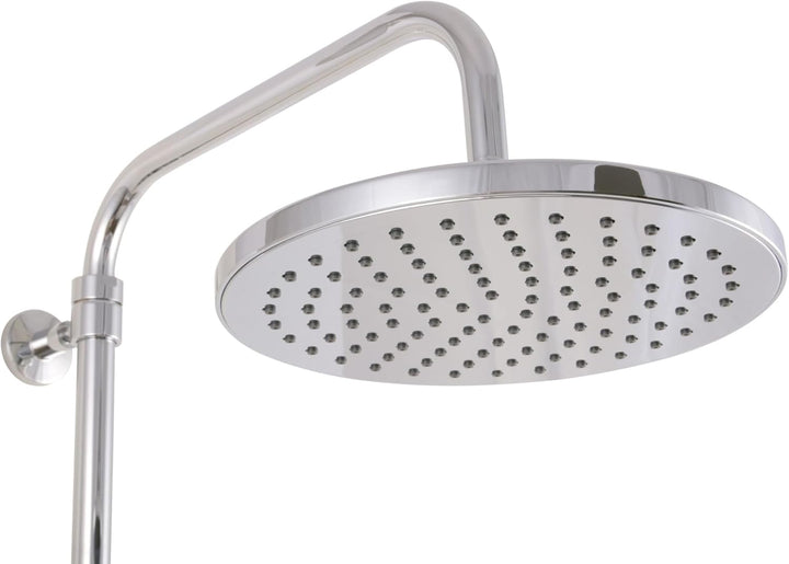 'aquaSu® Duschsystem Tima mit Regendusche & Handbrause | Handbrause: 4-strahlig | Kopfbrause: 1-stra