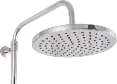 'aquaSu® Duschsystem Tima mit Regendusche & Handbrause | Handbrause: 4-strahlig | Kopfbrause: 1-stra