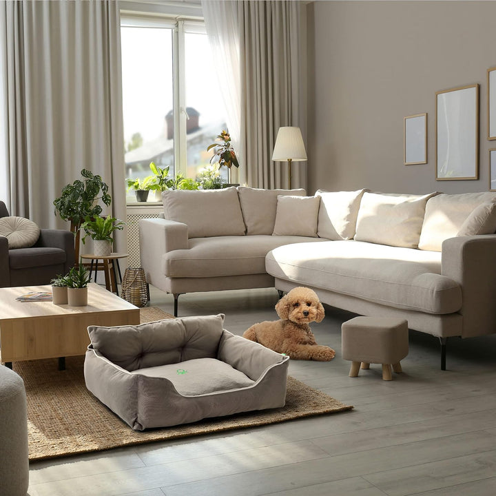 UNITED COLORS OF BENETTON. Pets - Hundebett, Ergonomisches Bett für Kleine Hunde, Aus Polyester, Was