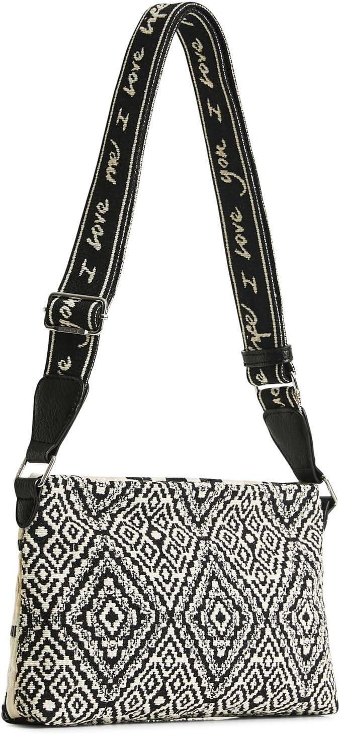 Desigual Damen Bols_bianca Dortmund Across Body Bag, Weiss, Einheitsgrösse EU