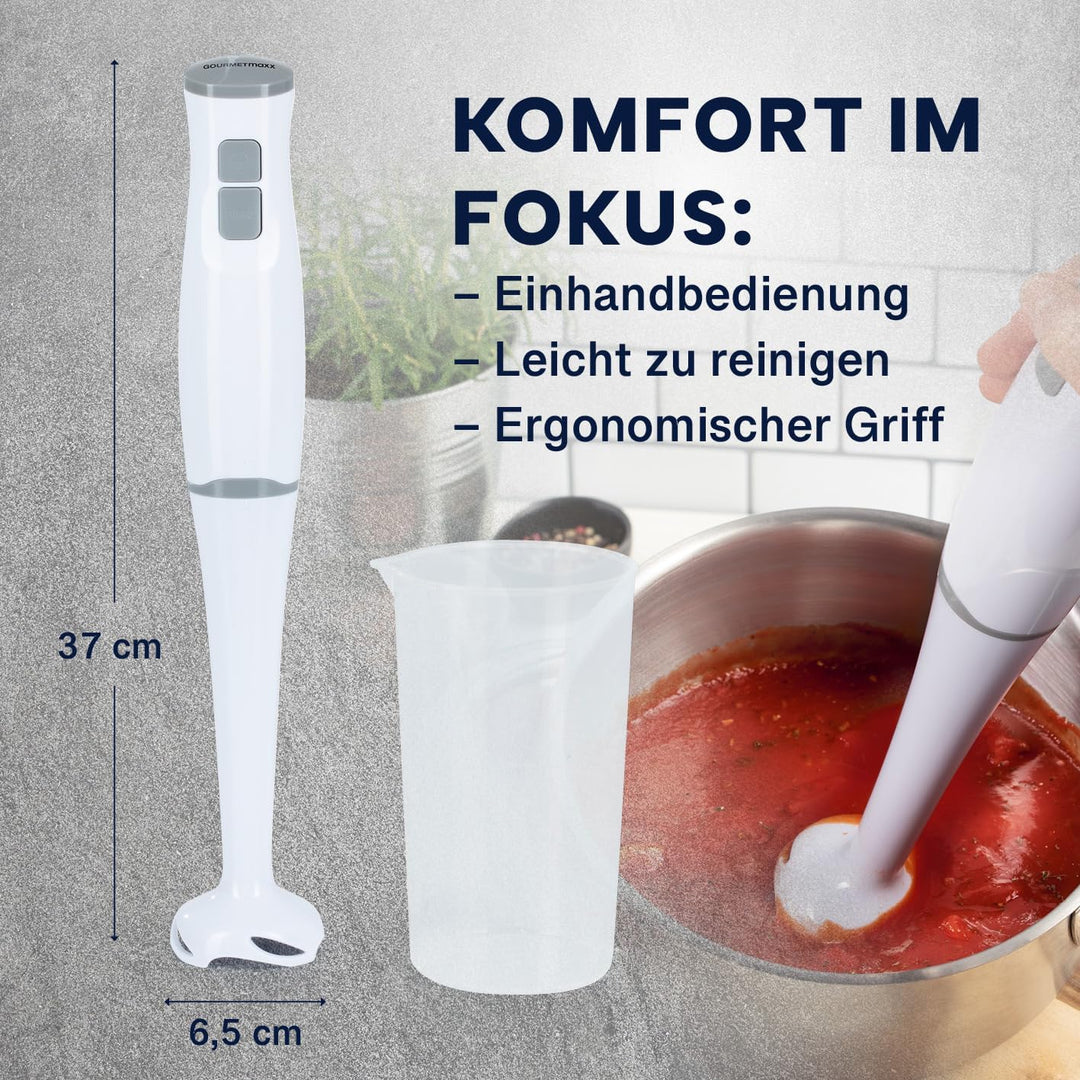 GOURMETmaxx Standmixer & Smoothie Maker - mit stabilen Edelstahlklingen | Elektrischer Blender mit 7