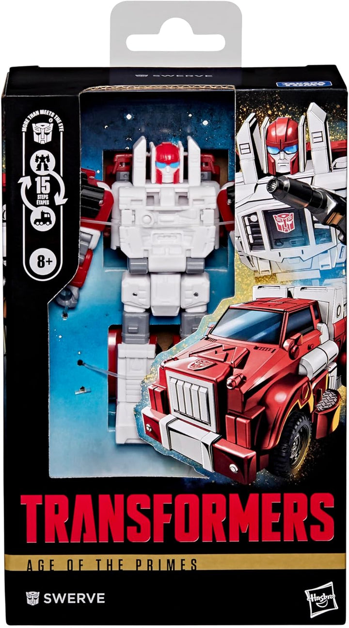 Transformers Age of The Primes Swerve, verwandelbare Deluxe-Klasse Action-Figur (11 cm), Roboter-Spi