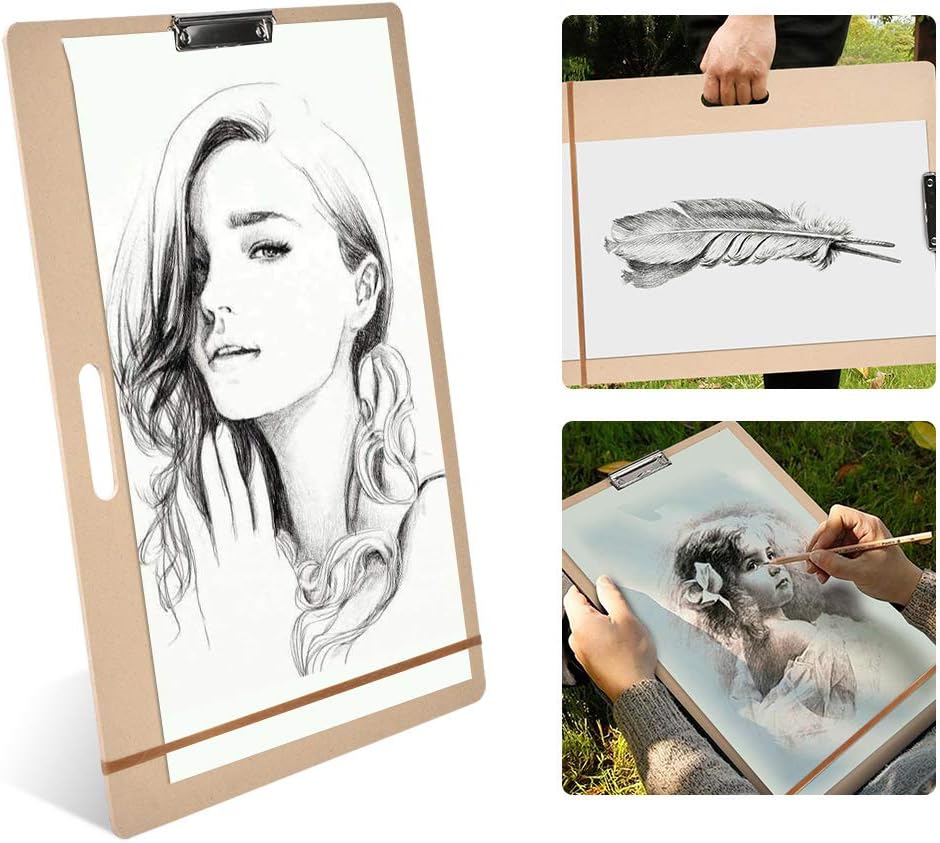 Tragbare Kunststudenten, Tafel 8K 45 × 60 Cm für Kunsttafeln Im Innenbereich, Holzskizze, Holzzeiche