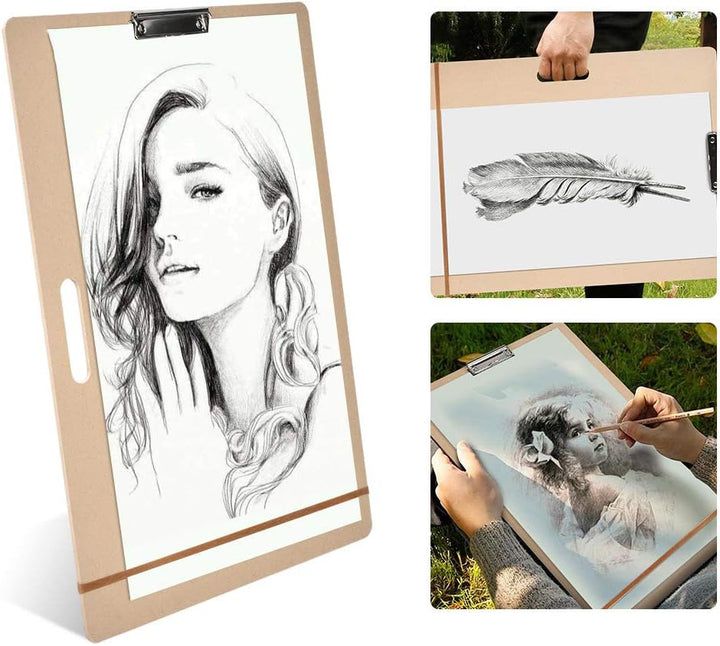 Tragbare Kunststudenten, Tafel 8K 45 × 60 Cm für Kunsttafeln Im Innenbereich, Holzskizze, Holzzeiche