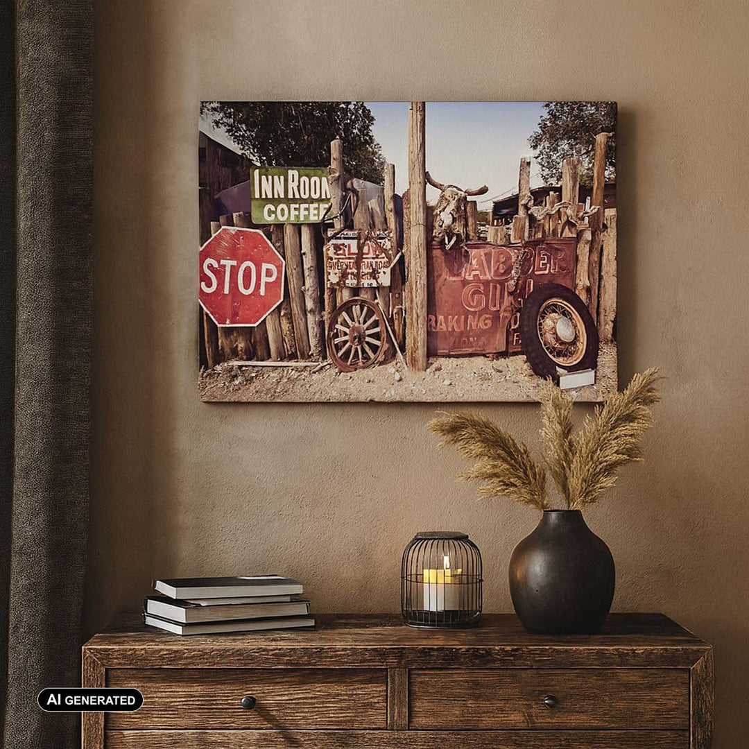 Bilder auf Leinwand Zeichen Sand Sommer Leinwandbild mit Rahmen 70x50cm Wandbilder Dekoration Wohnzi