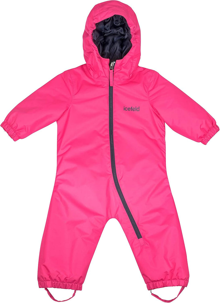 icefeld Schneeoverall/Skianzug für Babys und Kinder (Mädchen und Jungen), Rosa