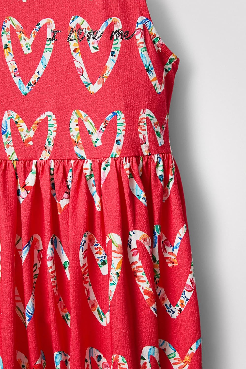 Desigual Mädchen Vest_Griselda Lässiges Kleid 7-8 Jahre Rot, 7-8 Jahre Rot