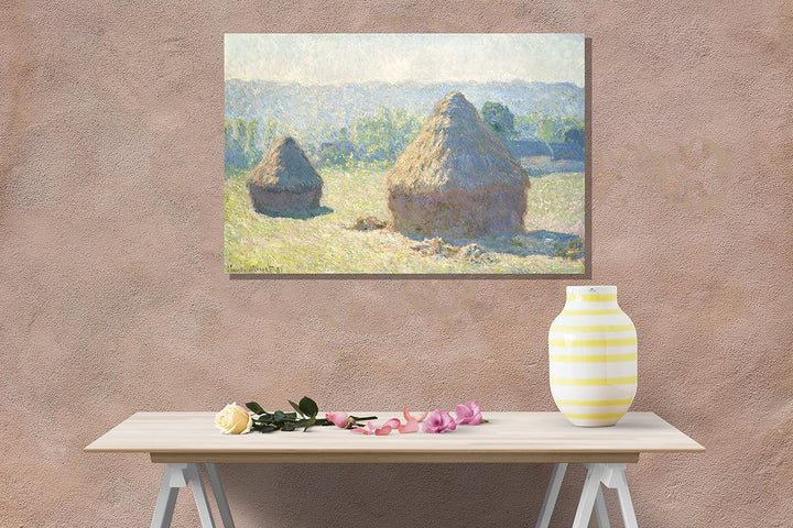 Claude Monet Leinwanddruck, abstrakt, gerahmt, 86 x 61 cm