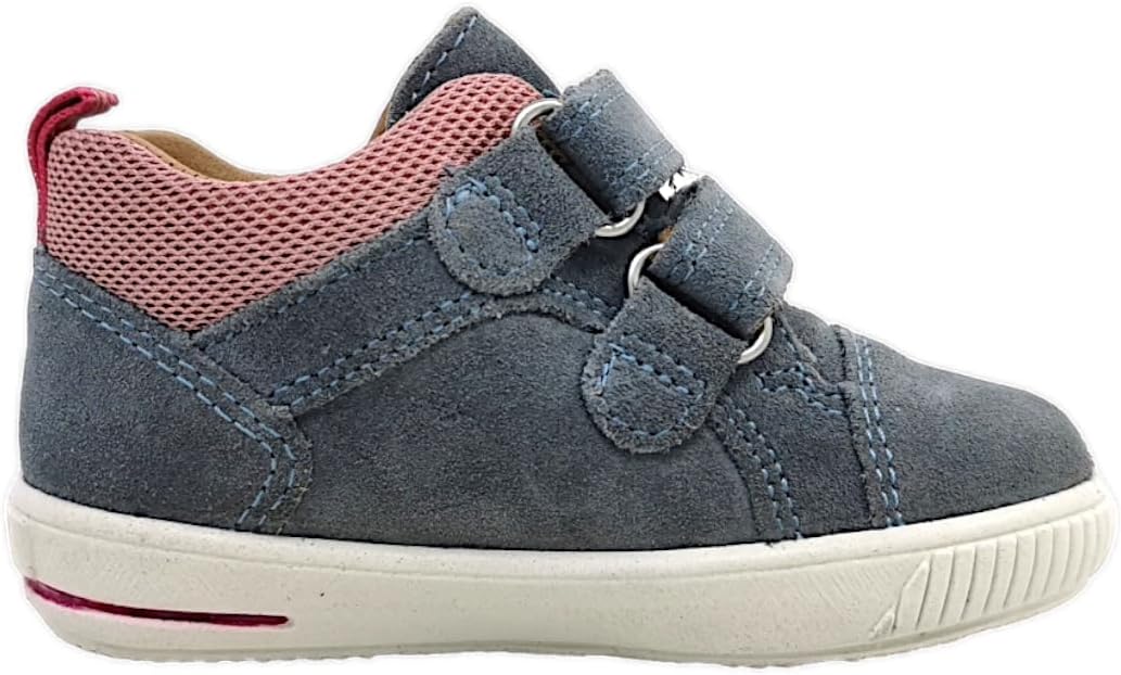 Superfit Mädchen Moppy Lauflernschuhe 19 EU Blau Pink 8040, 19 EU Blau Pink 8040