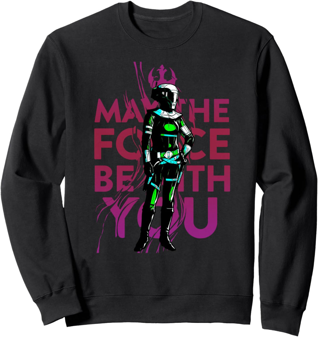 Star Wars The Rise of Skywalker Zorii Pink Force Sweatshirt