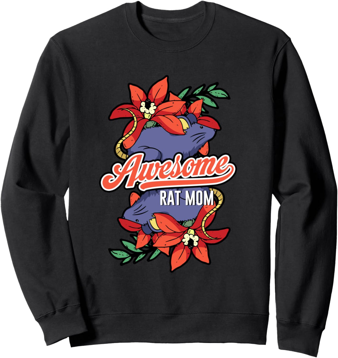Rattenmutter Rattenbesitzer Nager Rennmäuse Hausratte Sweatshirt