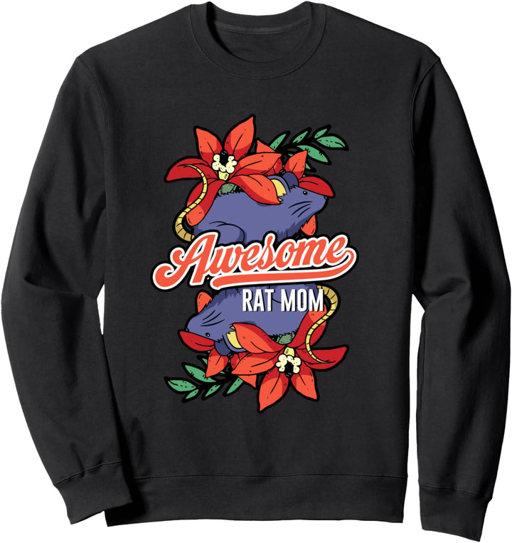 Rattenmutter Rattenbesitzer Nager Rennmäuse Hausratte Sweatshirt