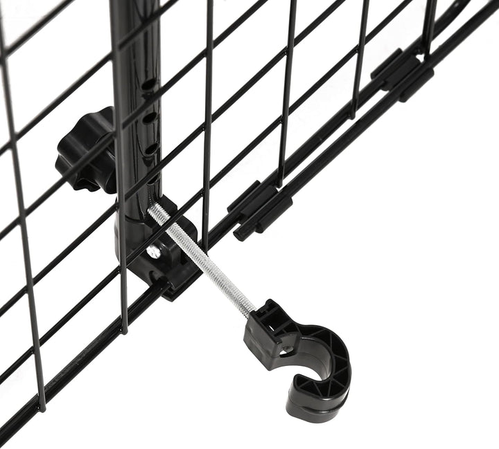 PawHut Hundegitter Auto Universal Autoschutzgitter für Hunde mit Stufenlos Verstellbare Breite, Tren