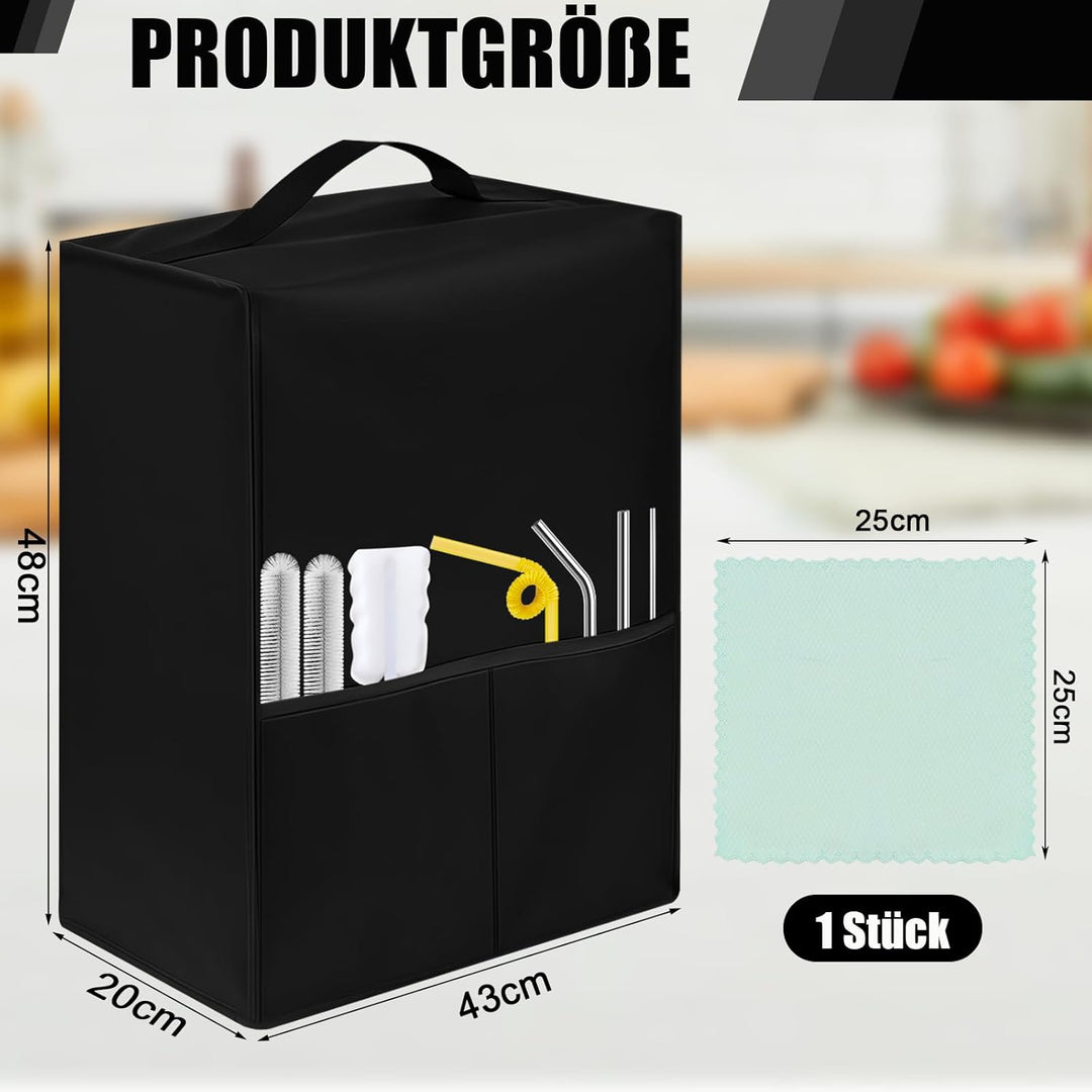KASURE Slushi Maschine Abdeckung, 48 x 20 x 43 cm Staubschutz für Eis- und Soft-Serviermaschine Slus