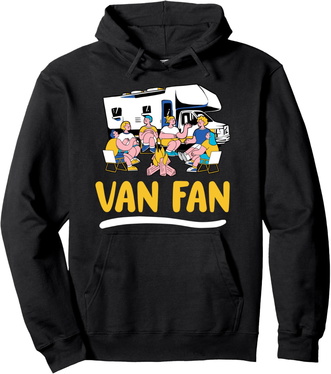 Wohnwagen Van Fan - Caravan Camper Wohnmobil Pullover Hoodie