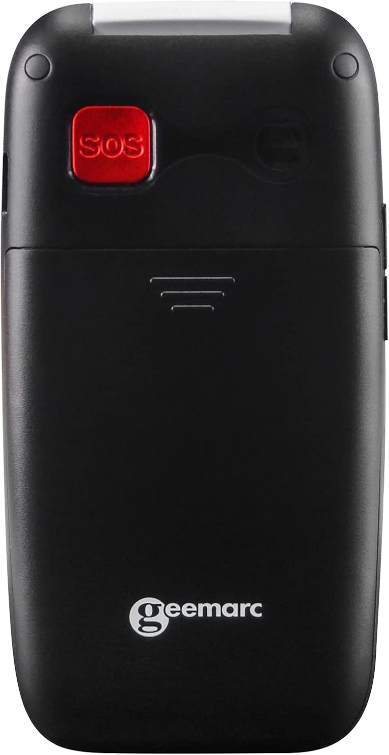Geemarc CL8700 - Verstärktes 4G Klapphandy mit grossen Tasten, SOS-Funktion und Speichertasten für ä