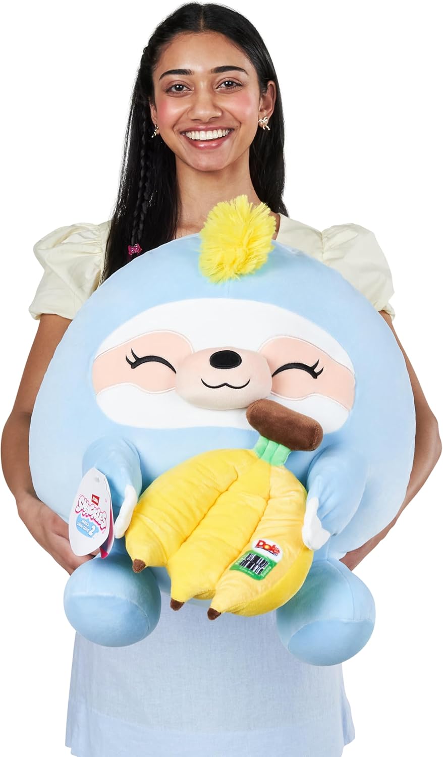 Snackles Serie 2 40 cm (Megan) von ZURU Kuschelig-weiches, beruhigendes, 40 cm grosses Plüschspielze