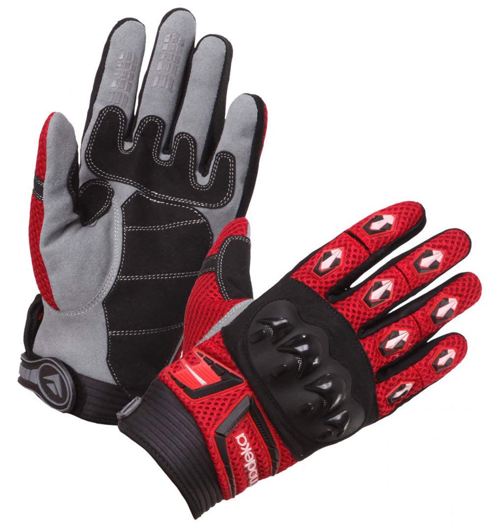 Modeka MX Top Handschuhe, schwarz/rot, 6 6 schwarz/rot, 6 schwarz/rot