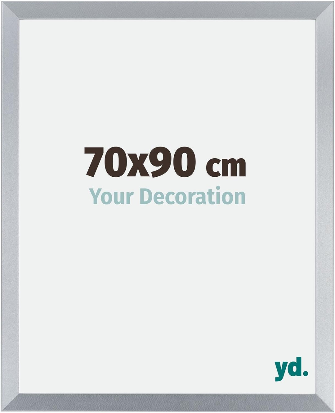yd. Your Decoration - Bilderrahmen 70,00x90,00 cm - Bilderrahmen aus MDF mit Acrylglas - Antireflex
