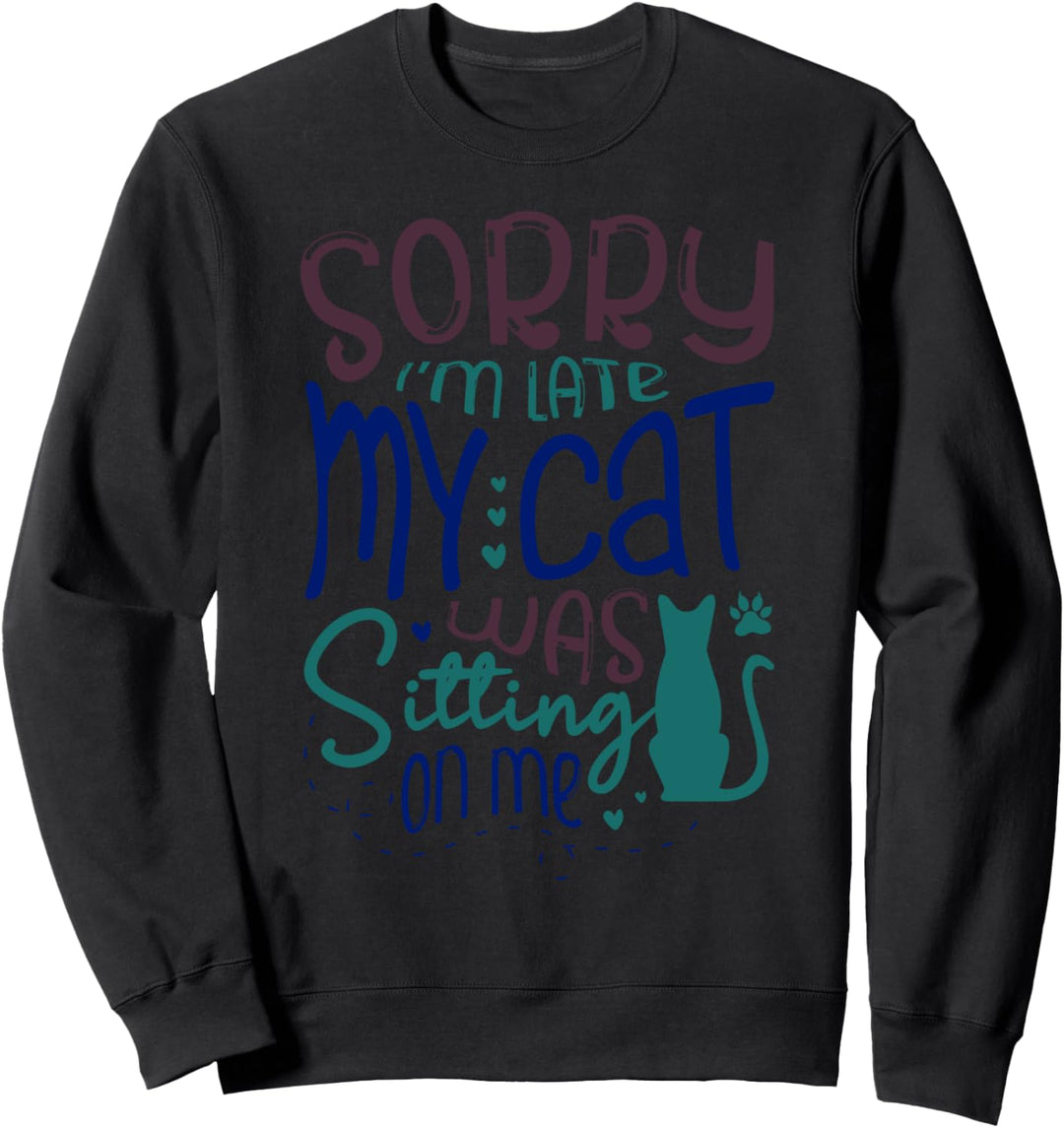 Abgelenkt durch meine Katze Cute Kitty Sweatshirt