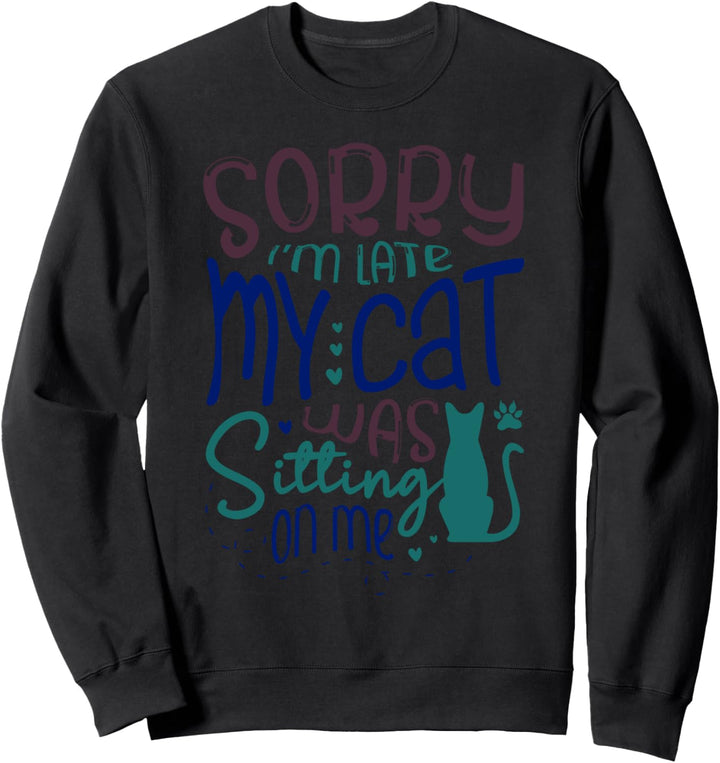 Abgelenkt durch meine Katze Cute Kitty Sweatshirt