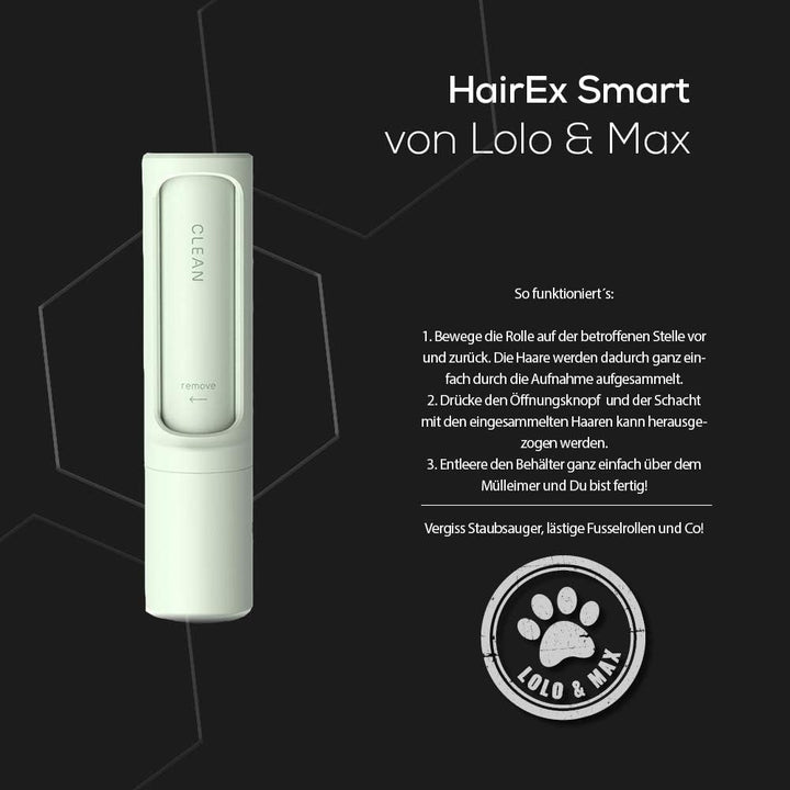 Lolo & Max Fusselbürste Kleidung - Fusselbürste – Tierhaarentferner -Tierhaare Aller Art – Wiederver