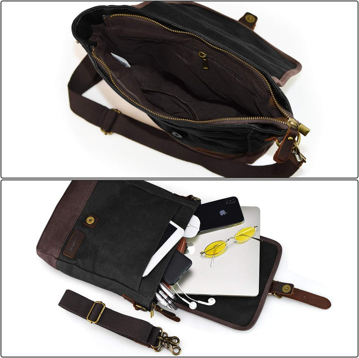SHANGRI-LA Herrentasche Tasche Umhängetasche IPAD Schultertasche Rucksack Crossbody Sling Messenger