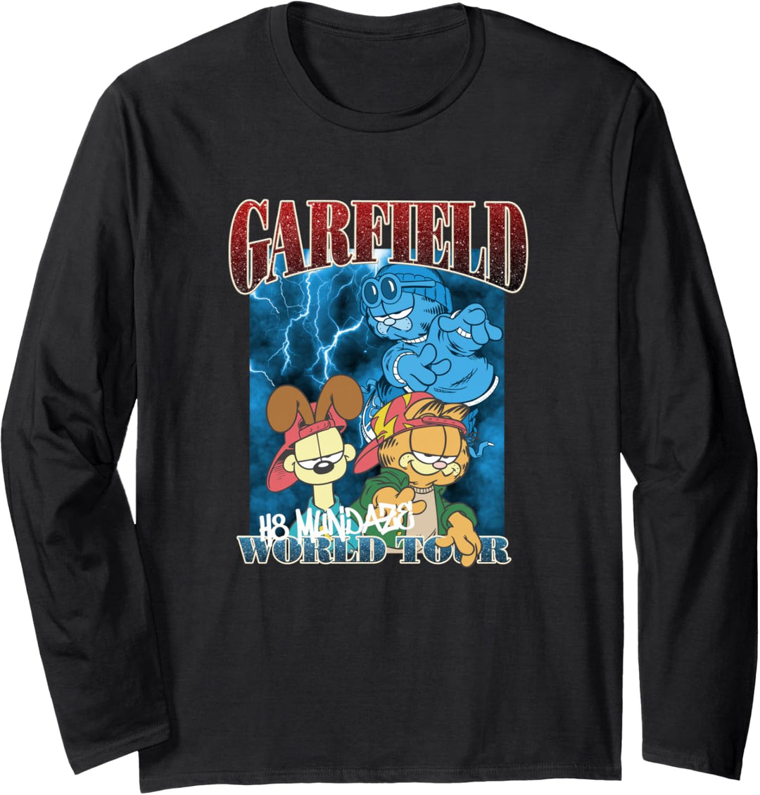 Garfield H8 Mundaze Welttournee Langarmshirt