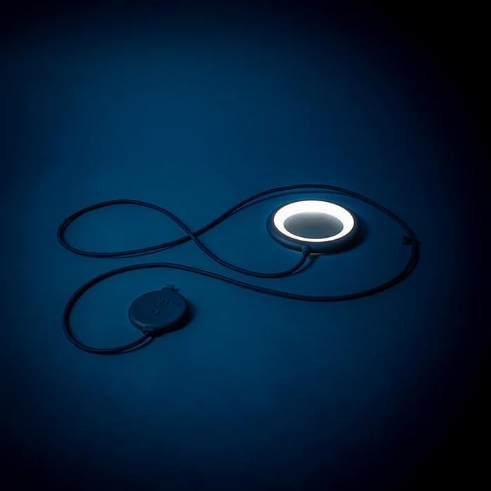 BILY Wiederaufladbare LED-Lampe mit Obi-One Akku, Laufzeit von 2 Stunden, 3 Lichtintensitäten – Blau