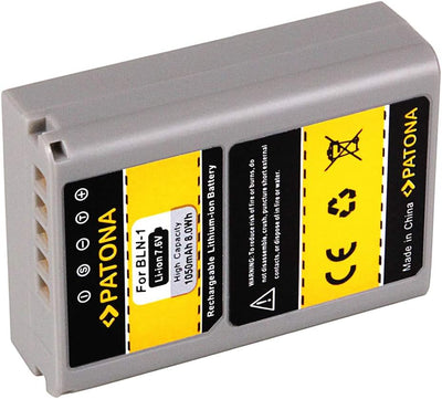 PATONA 2X Akku BLN-1 Kompatibel mit Olympus OMD E-M5 E-M1 Stylus XZ-2 Pen E-P5, BLN-1