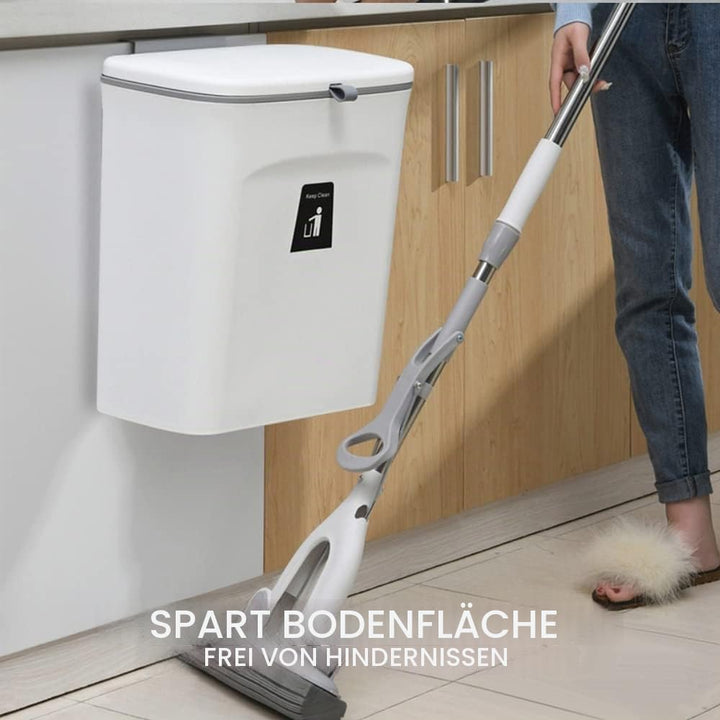 OHMG Kompostbehälter für die Küche, 9l Mülleimer, unter der Arbeitsplatte oder Spüle, kleiner Müllei