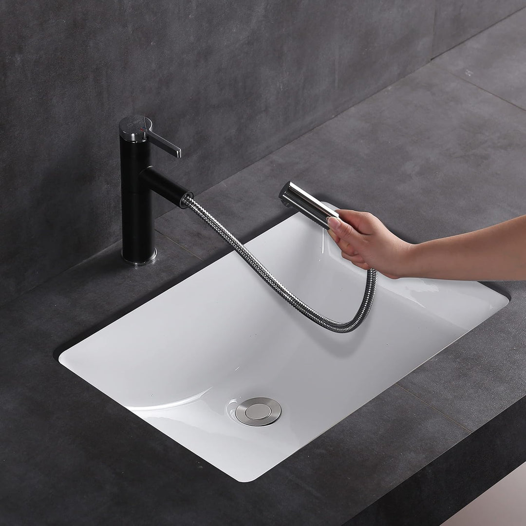 MEJE 202H Rechteckige Unterbau-Spüle 46 x 34.8 x 21.3 cm Keramik-Weiss, 46 X 34.8 X 21.3 Cm