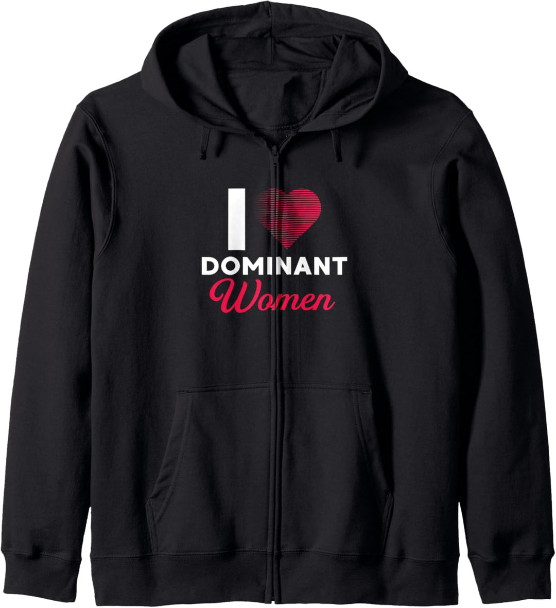 Ich liebe dominante Frauen | Feminism Empower | Feminist Kapuzenjacke